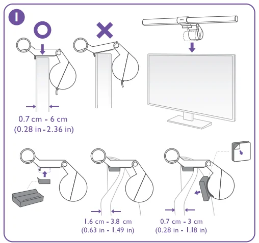 BenQ ScreenBar Halo 2 LED Monitor Light-1