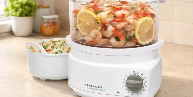 Black & Decker HS800 Food Steamer feat