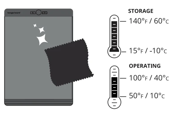Boogie Board Blackboard Authentic Reusable Notebook-8