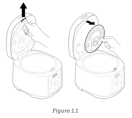 COSORI CRC-R501-KUS 5.0-Quart Rice Cooker 3