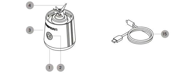 Chefman RJ28-R Cordless Portable Blender User Manual Chefman RJ28-R Cordless Portable Blender User Manual 2