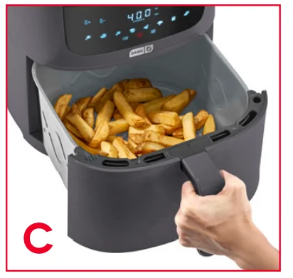 DASH DCAF80001 8QT Tasti Crisp Pro Max Air Fryer User Manual DASH DCAF80001 8QT Tasti Crisp Pro Max Air Fryer 5