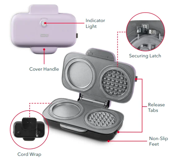 DASH DIWD014SGBLV04 Double Mini Maker System User Manual DASH DIWD014SGBLV04 Double Mini Maker System 1