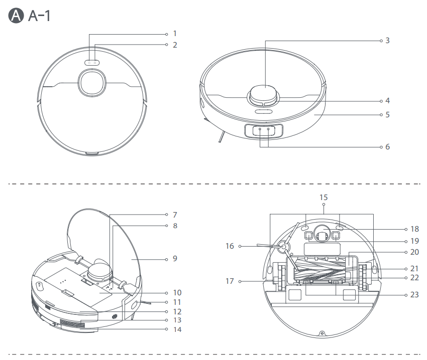 Dreame D20 Robot Vacuum and Mop 1