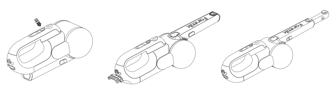 Fanttik Fold V10 APEX Pivot Cordless Car Vacuum-7