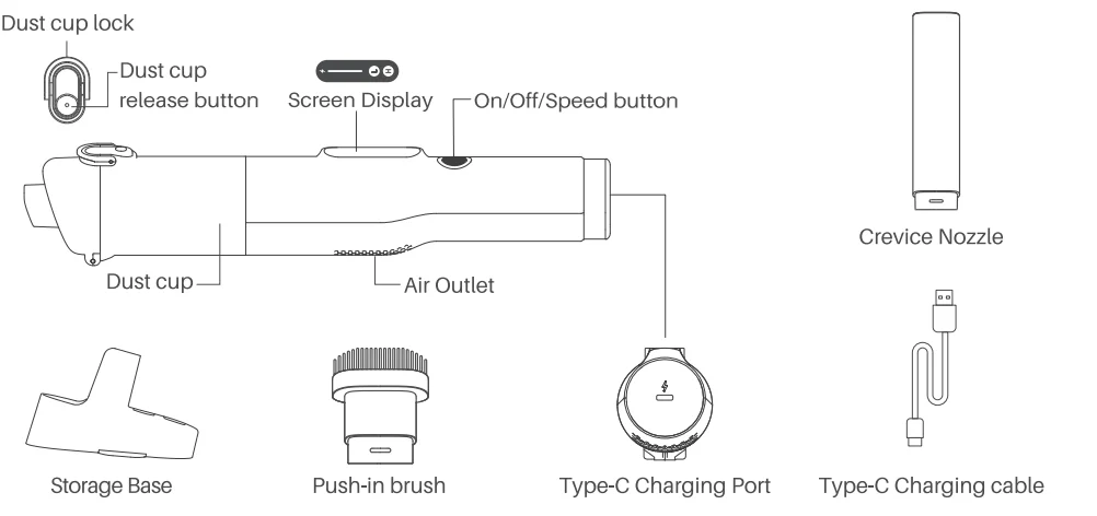 Fanttik Slim V10 Lite Cordless Handheld Vacuum 2