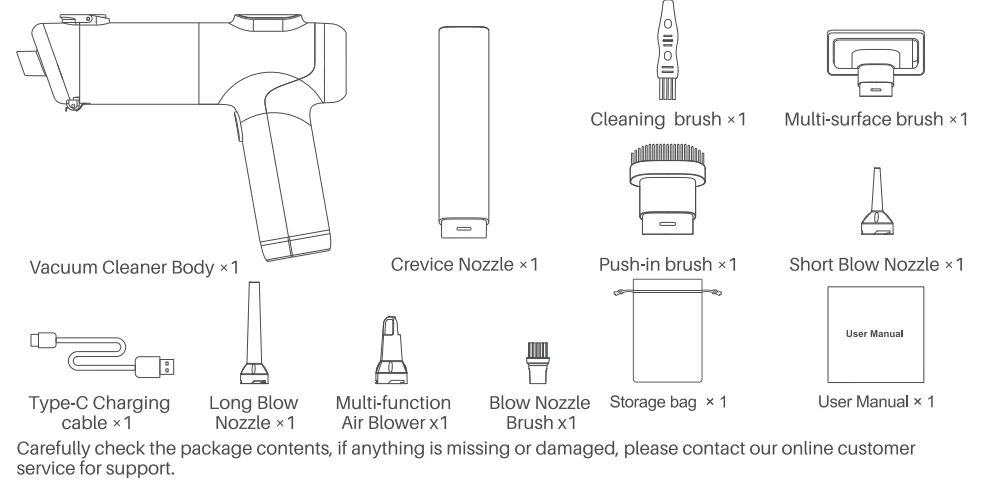 Fanttik Slim V9 Mix Car Vacuum Instruction Manual 3