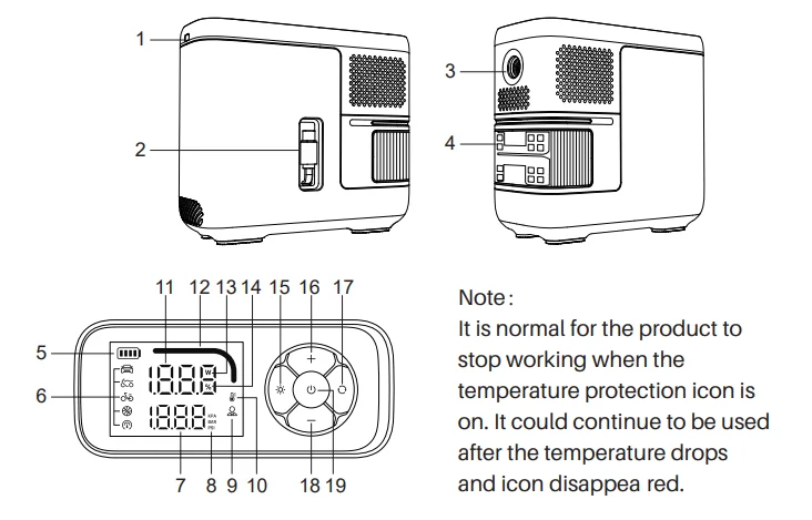 Fanttik X10 APEX Portable Tire Inflator 1
