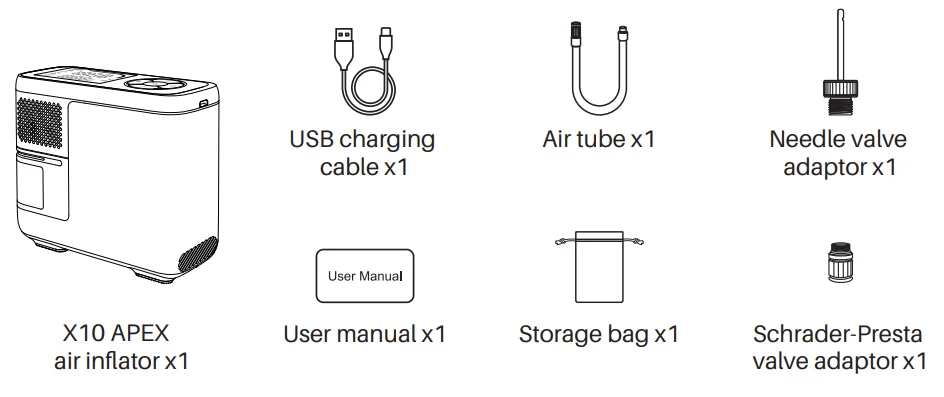 Fanttik X10 APEX Portable Tire Inflator 2