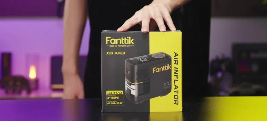 Fanttik X10 APEX Portable Tire Inflator feat