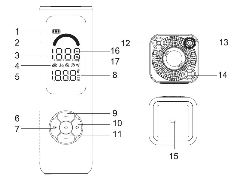 Fanttik X10 Cross Tire Inflator Portable Air Compressor 1