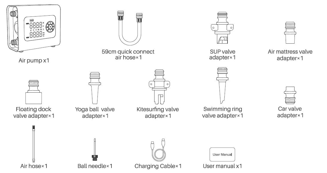 Fanttik X9 Cross 4X Portable Tire Inflator 1