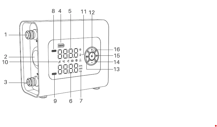 Fanttik X9 Cross 4X Portable Tire Inflator 2
