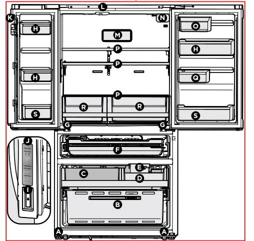 Frigidaire GRMC2273CF-C1 4-Door French Door Refrigerator User Manual Frigidaire GRMC2273CF-C1 4-Door French Door Refrigerator 2