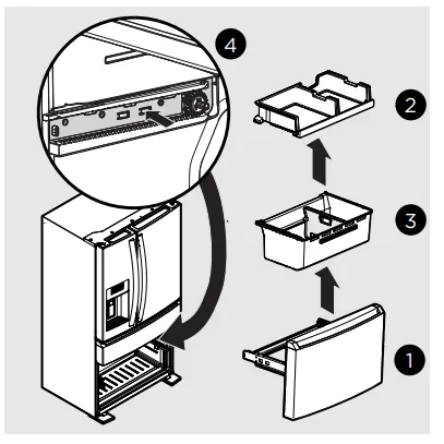 Frigidaire GRMC2273CF-C1 4-Door French Door Refrigerator User Manual Frigidaire GRMC2273CF-C1 4-Door French Door Refrigerator 22