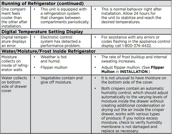 Frigidaire GRMC2273CF-C1 4-Door French Door Refrigerator User Manual Frigidaire GRMC2273CF-C1 4-Door French Door Refrigerator 35