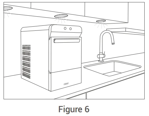 GEVI GIMN-1000BBK V2.0 Countertop Nugget Ice Maker 10