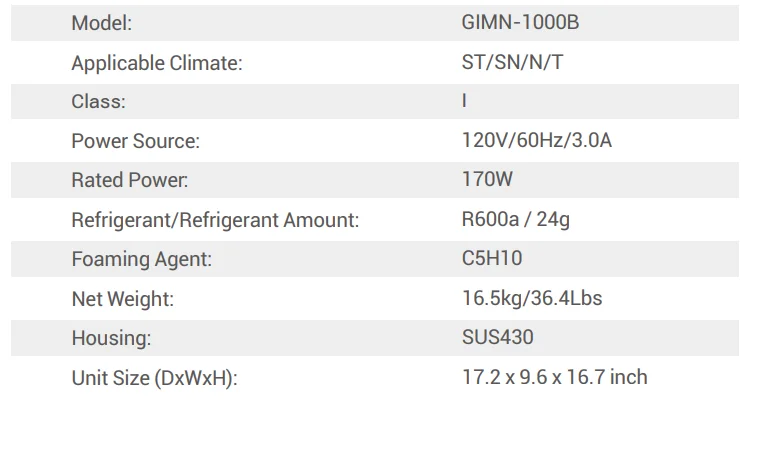 GEVI GIMN-1000BBK V2.0 Countertop Nugget Ice Maker 24