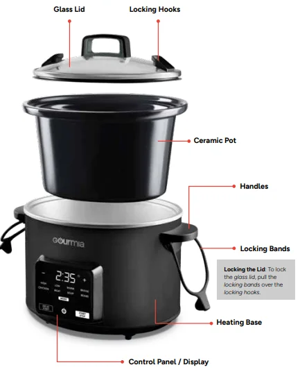 Gourmia GSC517B 4.5-QT. Slow Cooker 2