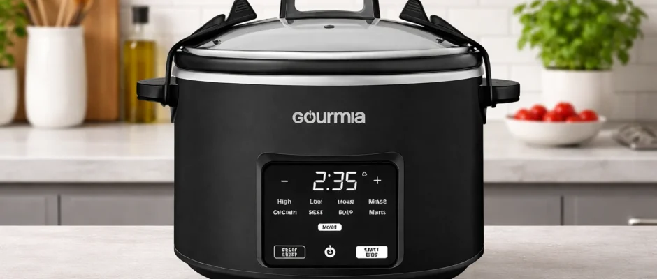 Gourmia GSC517B 4.5-QT. Slow Cooker feat