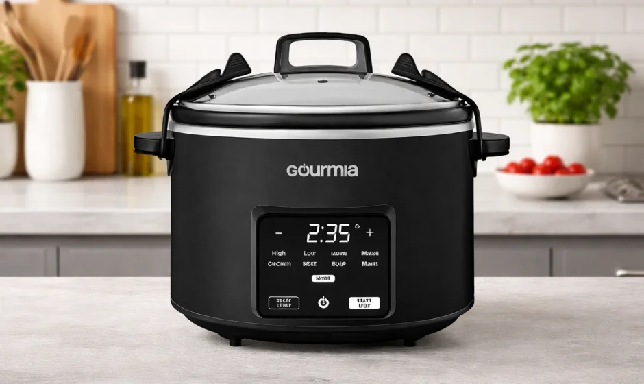 Gourmia GSC517B 4.5-QT. Slow Cooker feat