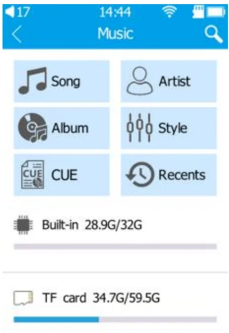 HIFI WALKER H2Touch Pro Hi-Res Player 8