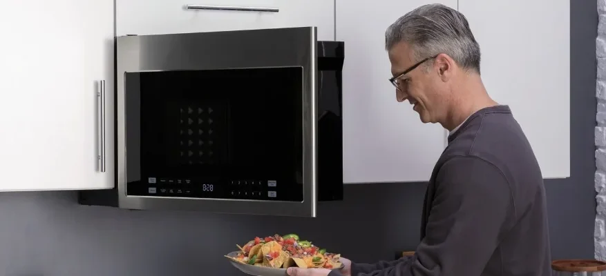 Haier HMV1472BHS Over-The-Range Microwave Oven feat