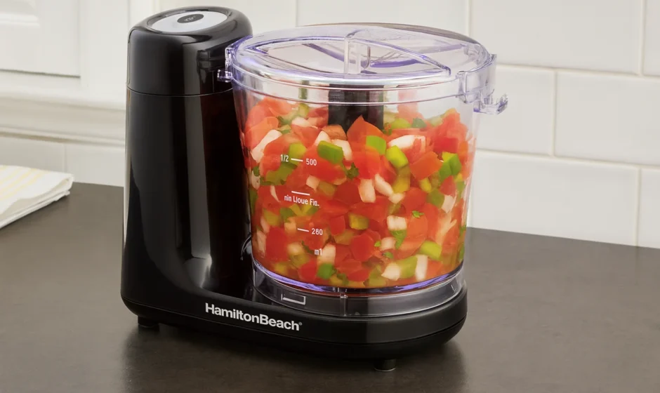 Hamilton Beach 72900G 3 cup touchpad food chopper feat