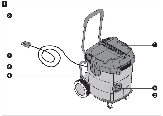 Hilti VCD 50-L Vacuum Motor Cleaner User Guide Hilti VCD 50-L Vacuum Motor Cleaner 1