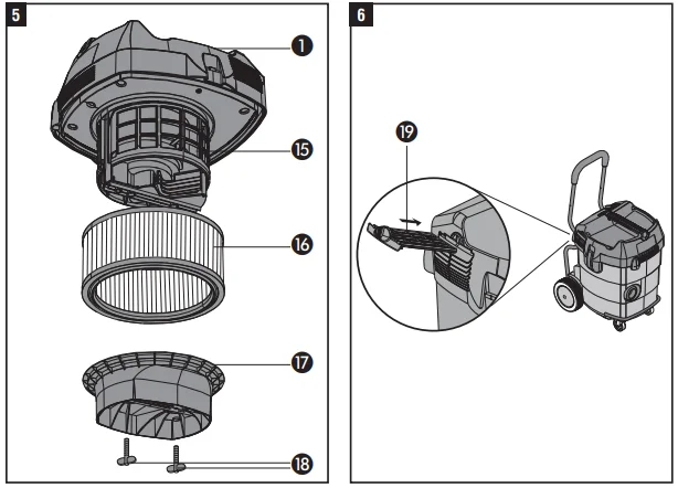 Hilti VCD 50-L Vacuum Motor Cleaner User Guide Hilti VCD 50-L Vacuum Motor Cleaner 4