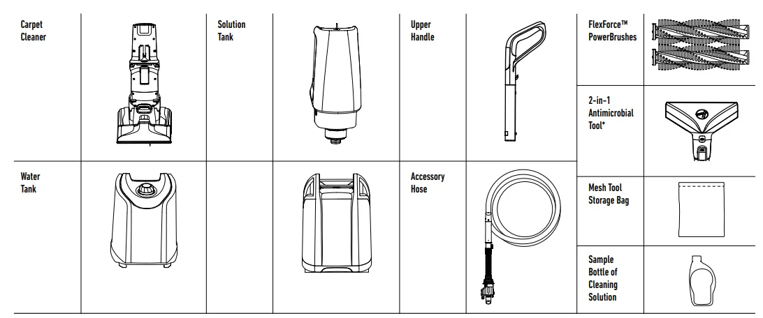 Hoover FH52000 Smartwash Automatic Carpet Cleaner 1