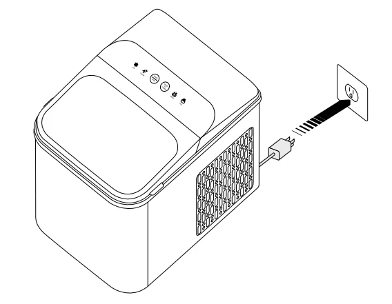 Iceman RJ56-PB-V2 Compact Pebble Ice Machine 4