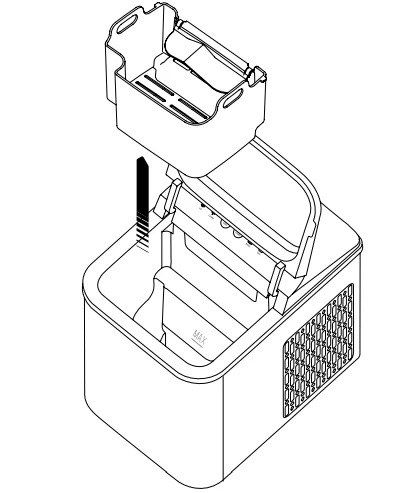 Iceman RJ56-PB-V2 Compact Pebble Ice Machine 5