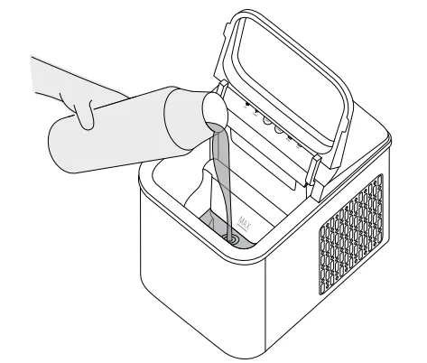 Iceman RJ56-PB-V2 Compact Pebble Ice Machine 6