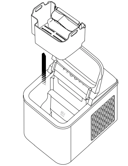 Iceman RJ56-PB-V2 Compact Pebble Ice Machine 7