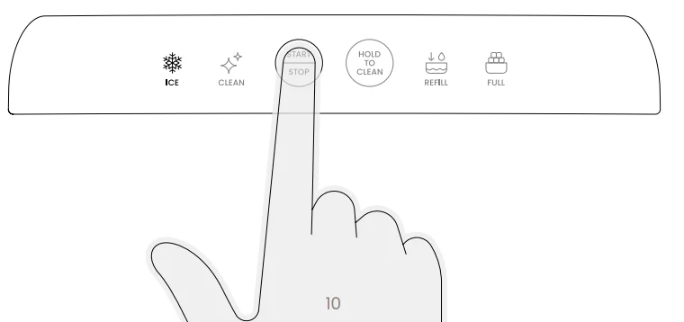 Iceman RJ56-PB-V2 Compact Pebble Ice Machine 8