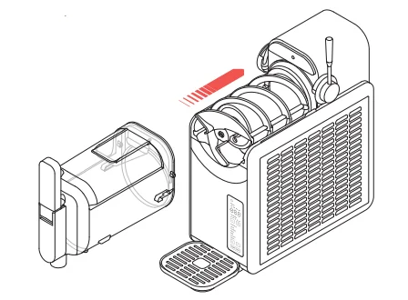 Iceman RJ62-BLACK-AM Slush-Ease 68oz Slushie Machine 4