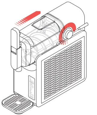 Iceman RJ62-BLACK-AM Slush-Ease 68oz Slushie Machine 5