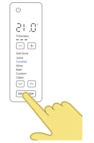 Iceman RJ62-BLACK-AM Slush-Ease 68oz Slushie Machine 8