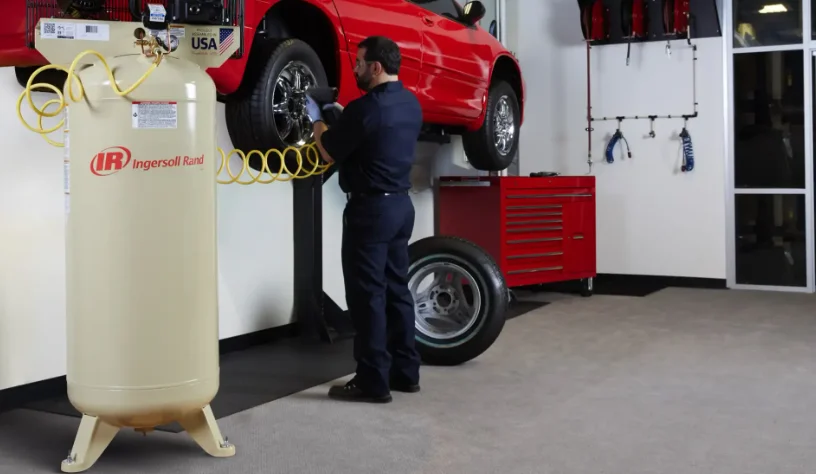 Ingersoll-Rand TS4 Electric Driven Reciprocating Compressor feat