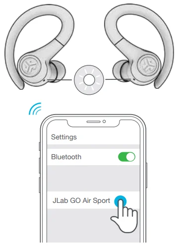 JLab Go Air Sport True Wireless Earbuds User Guide 4