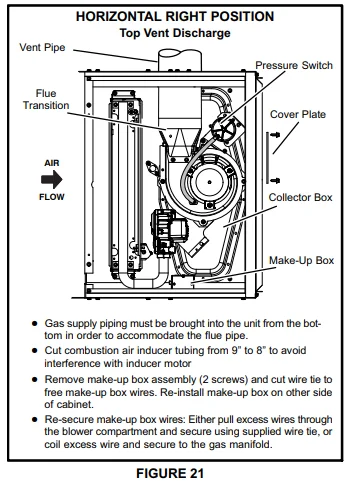 Lennox ML180UH Installation Manual 21