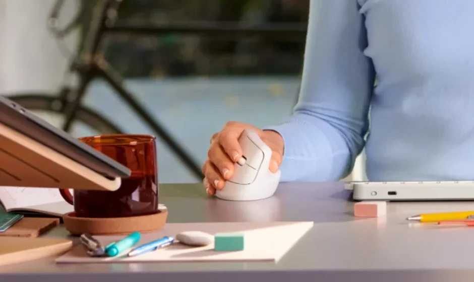 Logitech Lift Vertical Ergonomic Mouse-fi