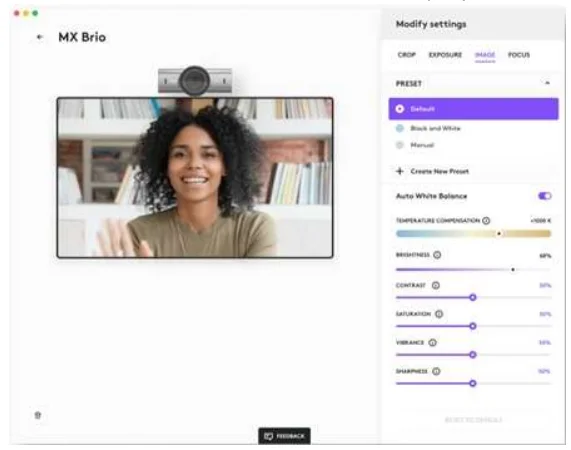 Logitech MX Brio Ultra HD 4K Streaming Webcam-4