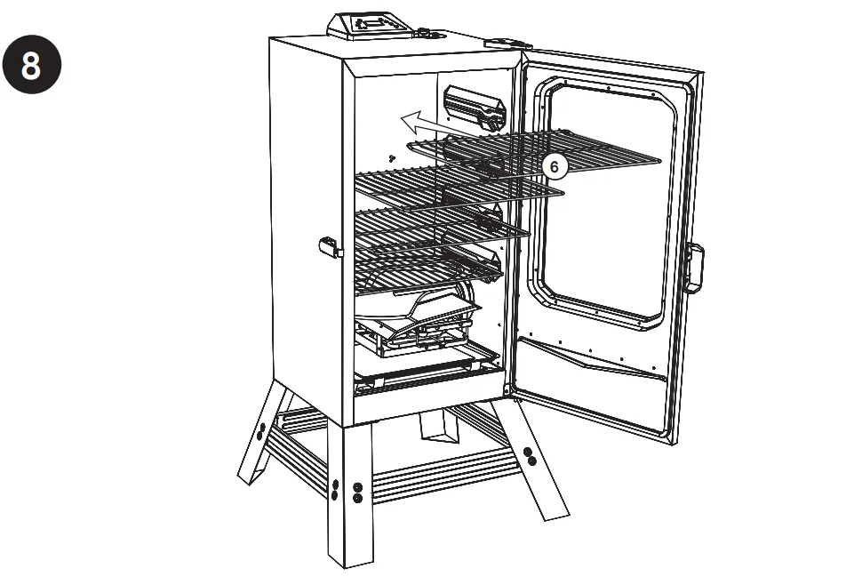Masterbuilt MB20070421 Digital Electric Smoker- 13