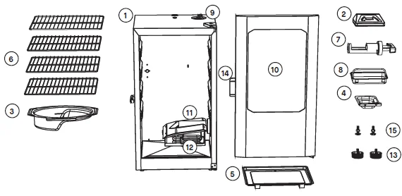 Masterbuilt MB20071322 30-Inch Digital Electric Smoker-2