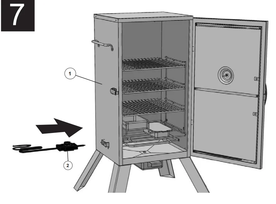 Masterbuilt MES-30B Analog Electric Smoker- 11