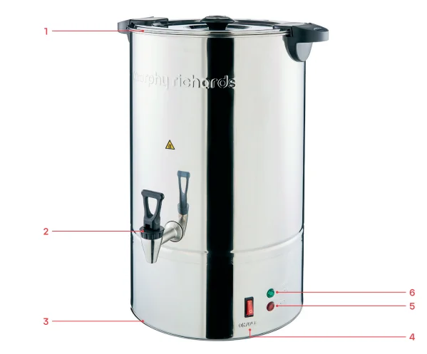 Morphy Richards 140001 20L Stainless Steel Tea Urn 1