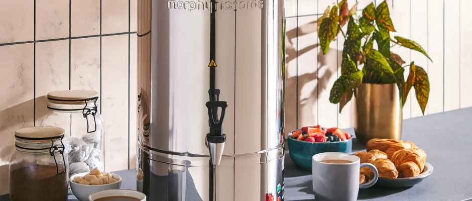 Morphy Richards 140001 20L Stainless Steel Tea Urn feat