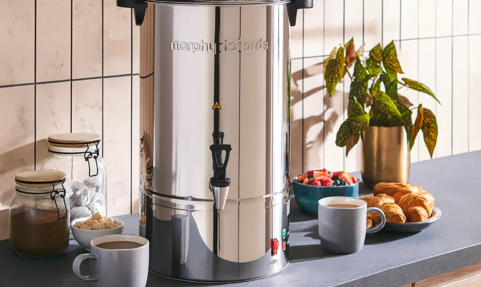 Morphy Richards 140001 20L Stainless Steel Tea Urn feat